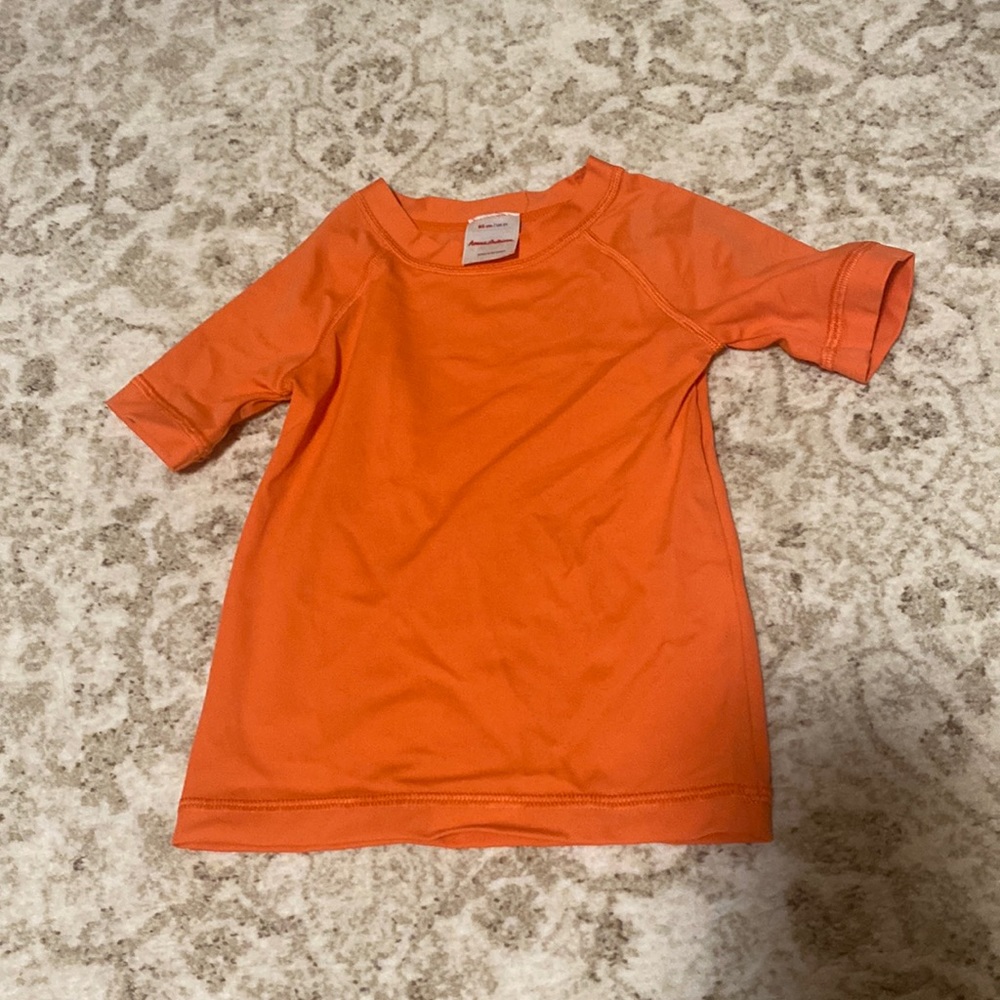 Hanna Andersson orange rash guard size 2